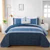 Bettwäsche-Set im Boho-Stil, blau, aus weichem Produktbild-Vorschau 2