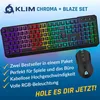 KLIM Blaze & Chroma - Gaming Tastatur & Maus Set Kabellos Produktbild-Vorschau 2