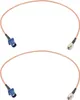 2ks Fakra C samec na SMA samec anténní adaptér kabel proti Náhled obrázku produktu 6