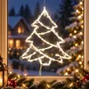 DEGAMO Fensterbild Weihnachtssilhouette Weihnachtsbaum Produktbild-Vorschau 2