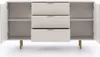 Breite Kommode STELLA - Kaschmir / Gold Produktbild-Vorschau 4