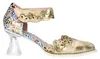 Laura Vita Damen Riemchenpumps florale Cut-Outs und Produktbild-Vorschau 5