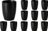 Kaffeebecher - Schwarz matt - Steingut - 12er Set Produktbild-Vorschau 1