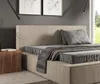 GUTTO Polsterbett FILO Beige 180x200 aus Kordstoff mit Produktbild-Vorschau 1