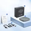 A product shot showing the contents of a Carlinkit CCPA Apple CarPlay/Android Auto wireless adapter box, including the adapter itself, cables, and user manual. Produktbild-Vorschau
