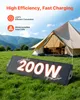 Skladací solárny panel VEVOR 200 W, prenosný solárny modul Náhľad obrázku produktu 2