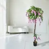 Blue Rain Wisteria Wisteria umelá rastlina umelá rastlina Náhľad obrázku produktu 3