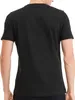 The back of a person wearing a black t-shirt. Anteprima dell’immagine prodotto