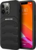 A black phone case with the AMG logo is shown next to an iPhone displaying the lock screen. Anteprima dell’immagine prodotto