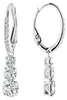 Orecchini Swarovski Stilla Attract Trilogy, color argento, Anteprima dell’immagine prodotto 2