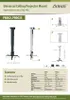 DH Beamer Sunne schwarz 43-65cm 15° Kabelmanagement bis Produktbild-Vorschau 6