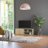 vidaXL TV-Schrank Sonoma-Eiche 120x34x37 cm Holzwerkstoff Produktbild-Vorschau 2