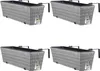 4x Bac à fleurs 11 litres support de montage intérieur Voir les images du produit 1