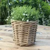 Pflanzkorb BASKET grau braun D17cm Rattankorb Kooboo Produktbild-Vorschau 2