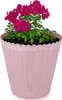 Blumen-Topf alt-rosa geriffelt als Outdoor Pflanzen-Topf Produktbild-Vorschau 1