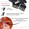 hair2heart Tape Extensions Capelli Umani Ricci - 10 strisce Anteprima dell’immagine prodotto 8