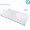 Receveur De Douche A Poser Extra-Plat En Acrylique Blanc Voir les images du produit 4