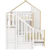Flieks Etagenbett 90x200cm / 140x200cm, Kinderbett Hochbett Produktbild-Vorschau 8