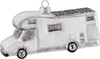 Christbaumschmuck Glas Wohnmobil Camper 7cm weiß Produktbild-Vorschau 3