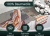 4er Set Geschirrtücher, 50x70 cm, 100% Baumwolle, braun Produktbild-Vorschau 5