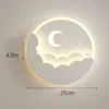 Mond-Wandleuchte, Kinder-Design mit Stern und Mond, LED 20 Produktbild-Vorschau 5