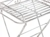BELIANI Stolik pomocniczy biały metalowy składany z półką Podgląd zdjęcia produktu 6