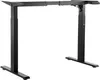 A black adjustable standing desk frame on a white background. Náhľad obrázku produktu