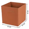 Aufbewahrungsbox Textil, orange 31x31x31cm Produktbild-Vorschau 2