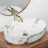 Rea Aufsatzwaschbecken Queen Carrara Shiny 0 Oval White Produktbild-Vorschau 2