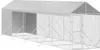 vidaXL Outdoor-Hundezwinger mit Dach Silbern 2x10x2,5 m Produktbild-Vorschau 3