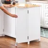 SoBuy KNL10-WN Kredens wyspa kuchenna z wysuwanym blatem i Podgląd zdjęcia produktu 5