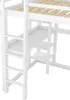 okwish Kinderbett 140 X 200 cm Hochbett Bettgestell mit Produktbild-Vorschau 6