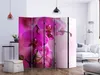 Paraván jednostranný Kvety 225x172 cm 5-dielny sivý Náhľad obrázku produktu 5