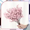 EDIBAZZAR | Künstliche rosa Blumen 2 Stück Produktbild-Vorschau 2
