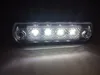 A close-up, well-lit product shot of a white LED marker light. Produktbild-Vorschau