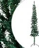 vidaXL Künstlicher Halb-Weihnachtsbaum mit Schnee Schlank Produktbild-Vorschau 13