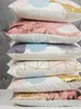 BELIANI Sada 2 dekoračních polštářů růžový polyester Náhled obrázku produktu 4