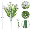 Set da 6 fiori artificiali da esterno resistenti ai raggi Anteprima dell’immagine prodotto 8