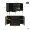 AIORBER: Mueble aparador moderno con 3 cajones, diseño  y Vista previa de la imagen del producto 5