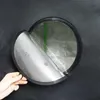 A hand is shown pulling open a flap on a black grow tent, revealing a reflective interior. Produktbild-Vorschau
