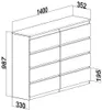 Roe Furniture | Kommode - 8 Schubladen - 140 cm - Artisan - Produktbild-Vorschau 7