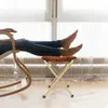 Tabouret de pied pliable avec coussin épais Portable Petit Voir les images du produit 2