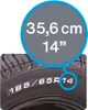 Cartrend Radzierblenden Storm 35 cm (14 Zoll) schwarz 4 Produktbild-Vorschau 4