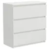 Kommode Schubladenkommode weiß matt - 60x77x 33,7cm mit 4 Produktbild-Vorschau 2