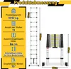 Faziango Premium Alu Teleskopleiter Ausziehleiter Produktbild-Vorschau 2