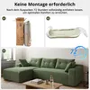 GLP Modulares Ecksofa 256 cm aus Cord, 4-Sitzer mit Produktbild-Vorschau 12
