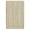 vidaXL Szafka na buty dąb sonoma 60x35x92 cm Materiał Podgląd zdjęcia produktu 9