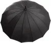 Happy Rain Golf Langer Schwarzer Regenschirm Produktbild-Vorschau 2