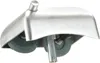 A close-up studio shot of a meat slicer attachment with grinding wheels. Náhľad obrázku produktu