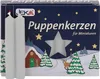 A box of white doll candles with a winter scene on the packaging. Náhľad obrázku produktu